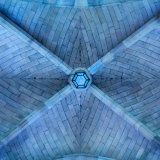 Tungsten light, old ceiling