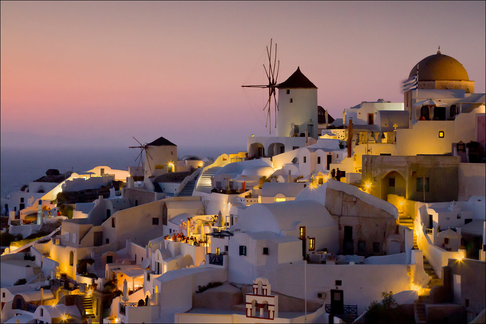 Twilight Santorini