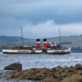Waverley passing Cloch Lighthouse