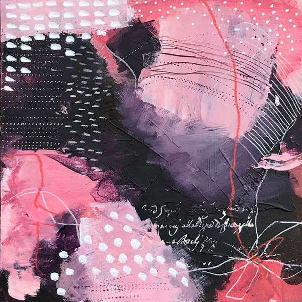 Abstract in Pinks and Purples 2