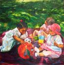 Three Little friends at the Park