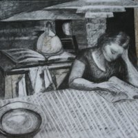 Reading At The Kitchen Table