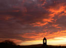 STORM CLOUDS GATHER OVER FISHGUARD AT SUNRISE
