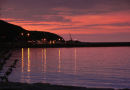GOODWICK HARBOUR AT SUNSET