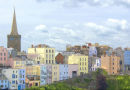 TENBY FROM THE CASTLE HILL