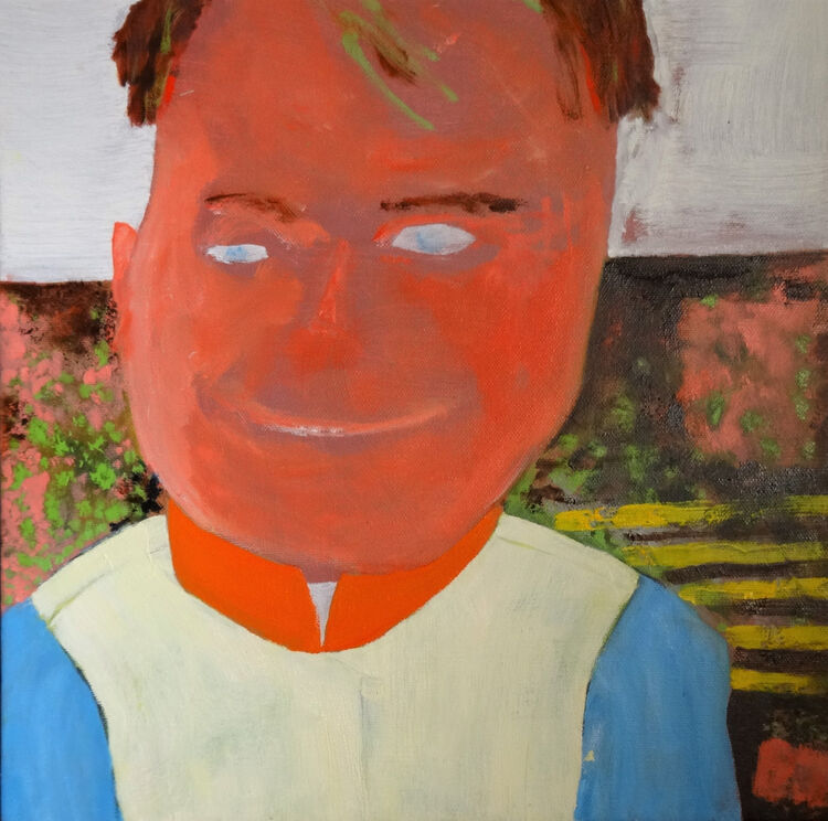 jockey and landscape