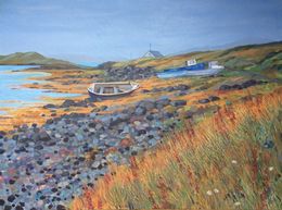 Beached boats, Barra