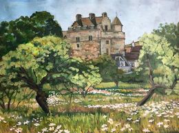 Wildflowers in the orchard