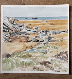 Stepping stones, Kiloran Bay, Colonsay