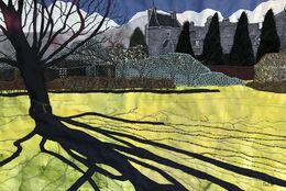Long spring shadows, Falkland Palace
