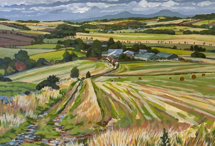 Towards the Lomonds from the Pilgrim Way