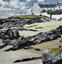 Blow dry, Port Charlotte, Islay