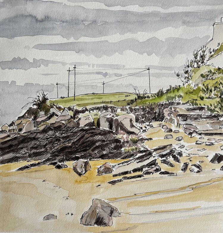 Washing lines, Port Charlotte, Islay