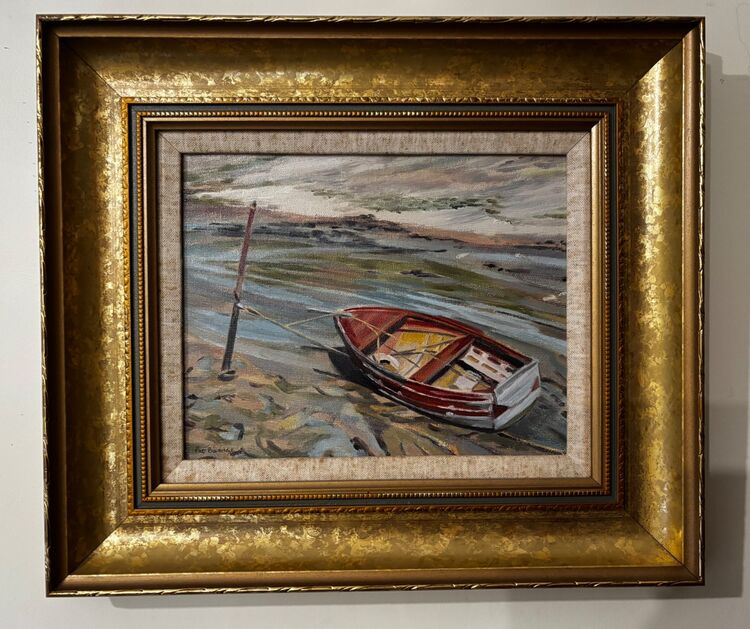 Boat, low tide