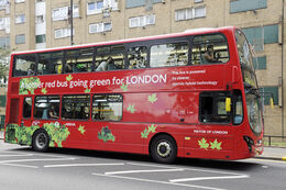 Another red bus going green for London