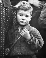 122 Traveller boy watching his family being evicted from halting site in 1960's
