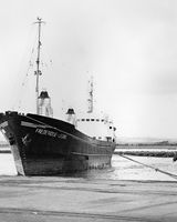 66 Coaster turning at Dundalk Port