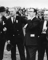 88 A day at the races - Richard Martin, Cole McGuill, Neil Blayney. President Erskine Childers