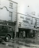 08 Fire Park St. cinema. The Flame of Araby being screened at the time. c. 1960's
