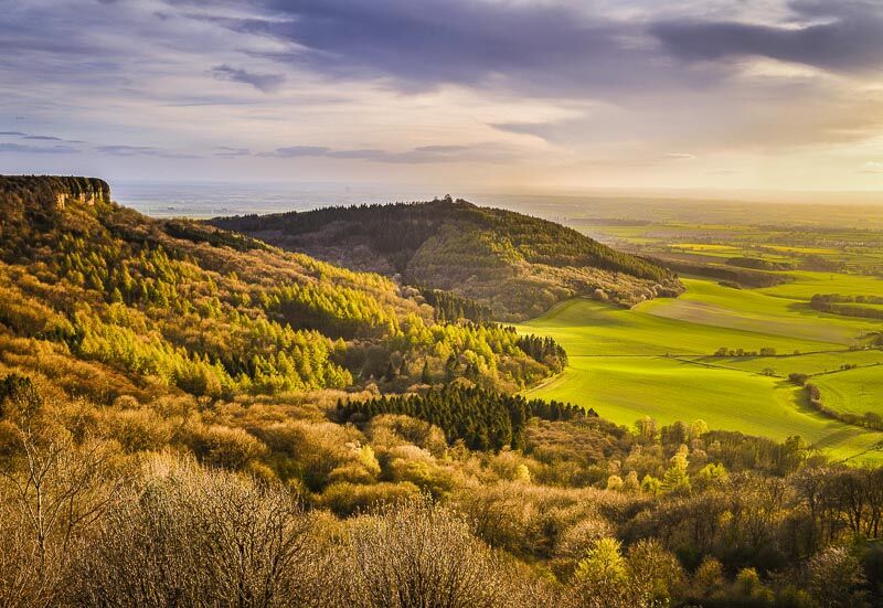 M12 Hood Hill from Sutton Bank, North York Moors