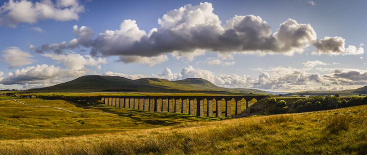 RIBBLEHEAD VIADUCT PANORAMA, YORKSHIRE DALES NATIONAL PARK, 2018