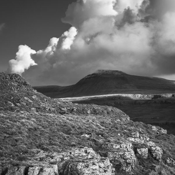 INGLEBOROUGH FROM TWISTLETON SCAR, YORKSHIRE, 2016