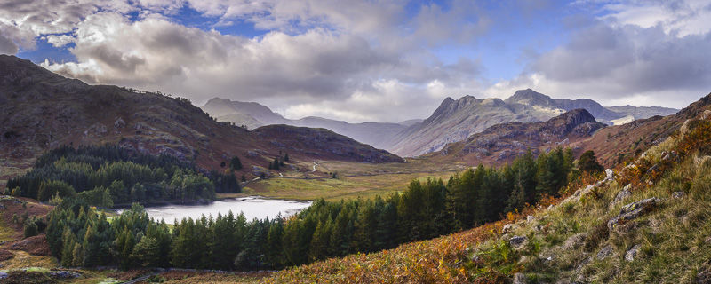 LANGDALE PANORAMA, CUMBRIA, 2018