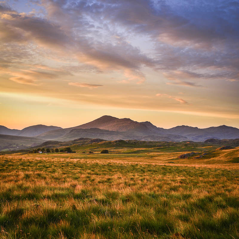 SCAFELLS SUNSET, BIRKER FELL, CUMBRIA, 2017