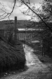 On the road to Dean Clough, Halifax