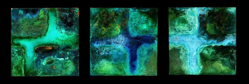 Cock Robin Triptych - 2025