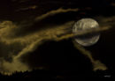 Full moon over Arapaepae Ridge, 0998