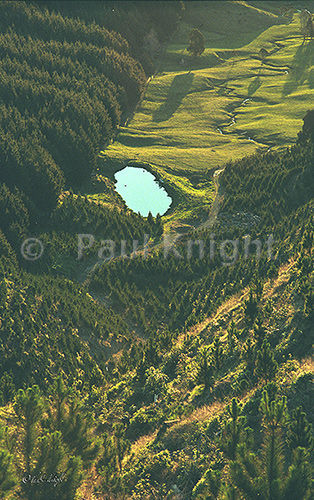 Looking down from Arapaepae Ridge in 2004