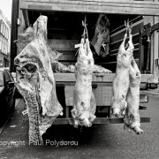Meat wagon delivery, London