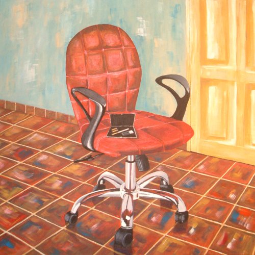 Computer Chair with e-cigarette