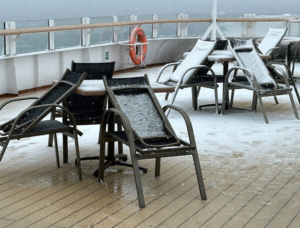 snow on deck