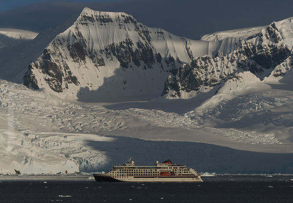 Arriving at Neko harbour