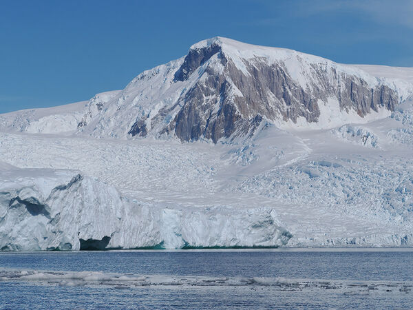 End of the glacier