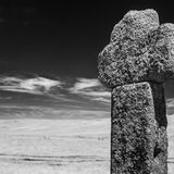 Black and White Dartmoor infrared landscape.