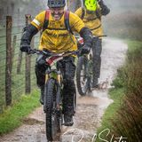 Tour de Moor charity bike ride along with some very torrential rain.