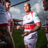 Plymouth Albion RFC captain Herbie Stupple for new seasons kit launch 2019/20