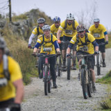 Action from the St Lukes Tour De Moor cycling event around Dartmoor National Park