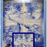 "Two Badgers" Hand Painted Tile Backsplash. £119.99 Inc P&P
