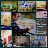 "Hand Painted China & Tiles" & "Hand Painted Wood and Murals