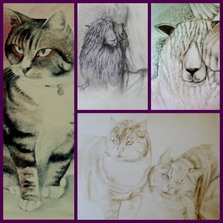 First Drawings then Paintings