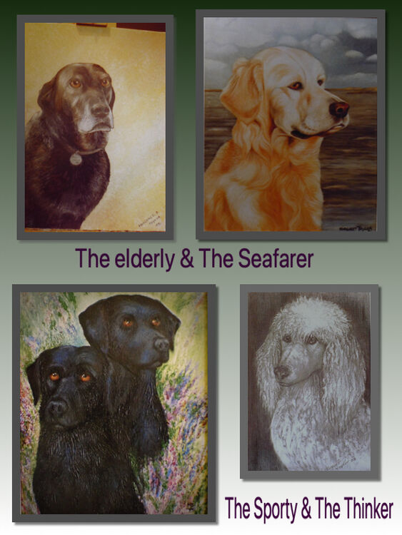 Oil Paintings of Dogs