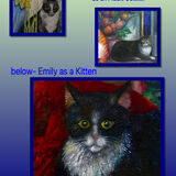 Oil Paintings, Pastel & Tinted Drawings of Cats