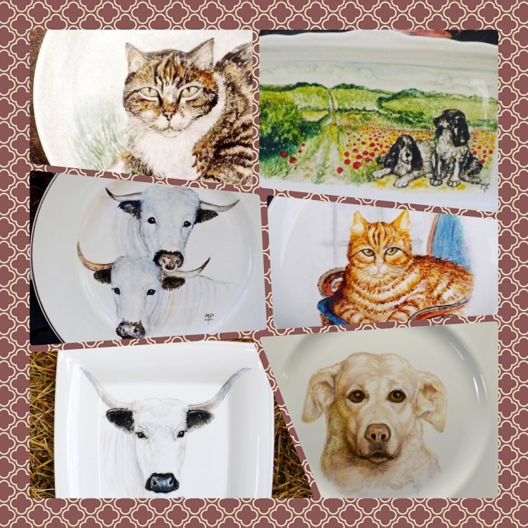 Hand Painted Plates