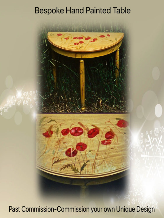 Past Commission of Hand Painted Table