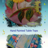Examples of Hand Painted Table Tops