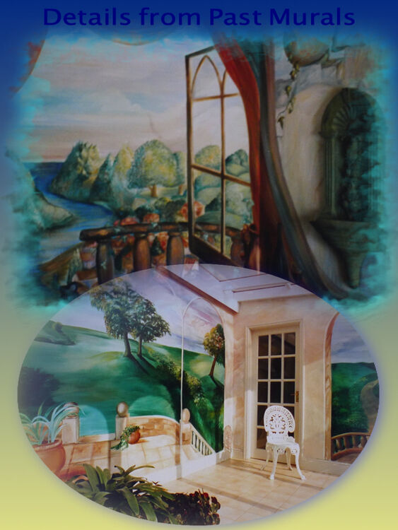 Details from Hand Painted Murals.